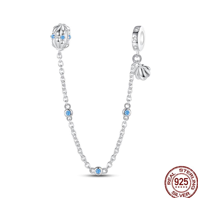 Copper Shiny Zircon Chain Series Beaded Beads Suitable For Pan Original Bracelet Diy Jewelry Gift