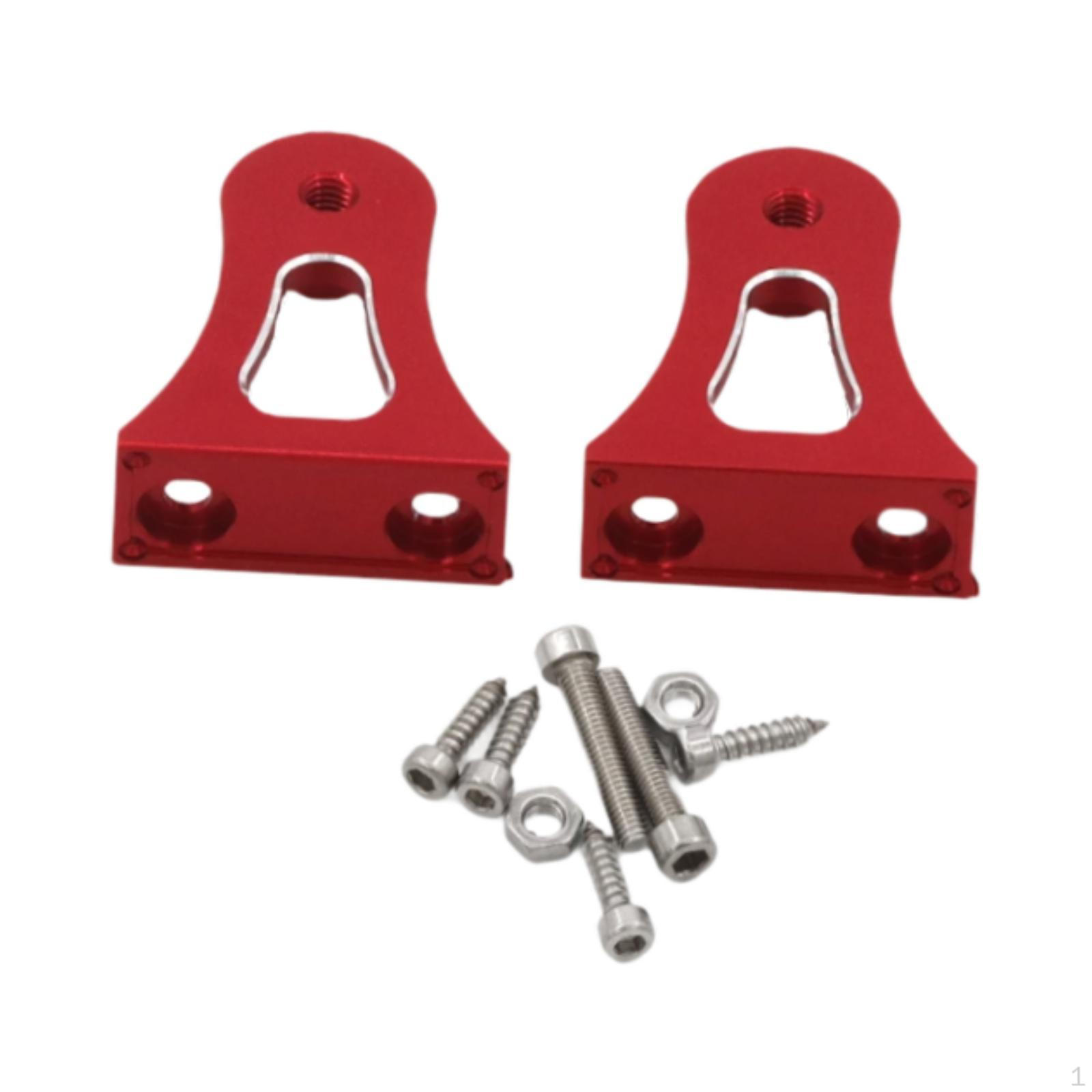 

Brushless Speedboat Modification RC Boat Parts Lightweight Reliable Sturdy Assembly Metal Steering 21x25mm_Depressed plate