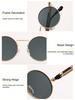 1/2 PC S Fashion Round Metal Frame Spring Decor Sunglasses For Outdoor Daily Life Shades Punk Vintage Eyewear Accessories.