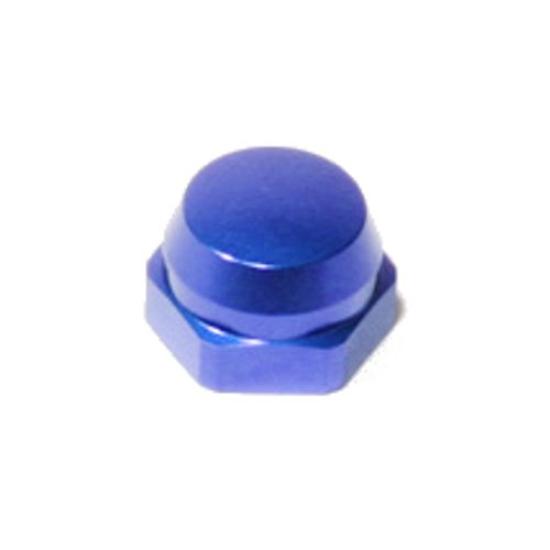 Avail Reel Handle Nut M7 Blue Right Thread nut_m7_r_blue