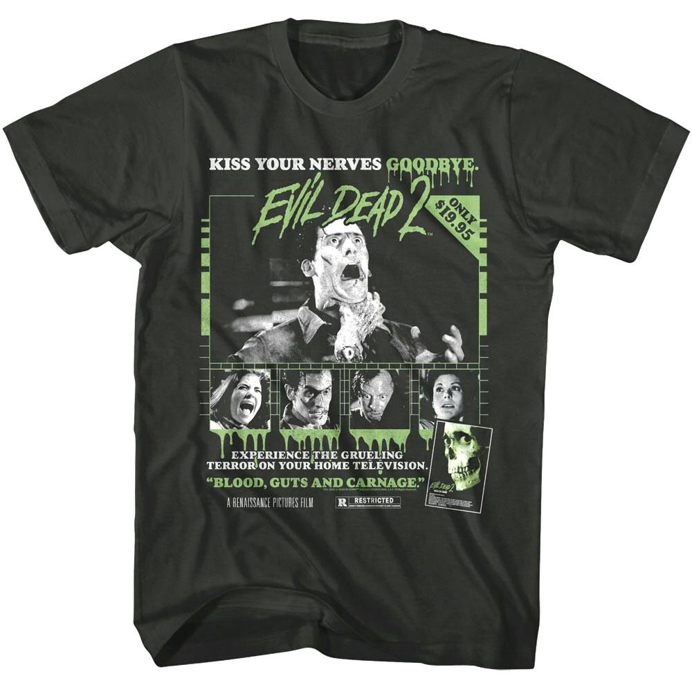 Evil Dead 2 Blood Guts Carnage Men T Shirt S