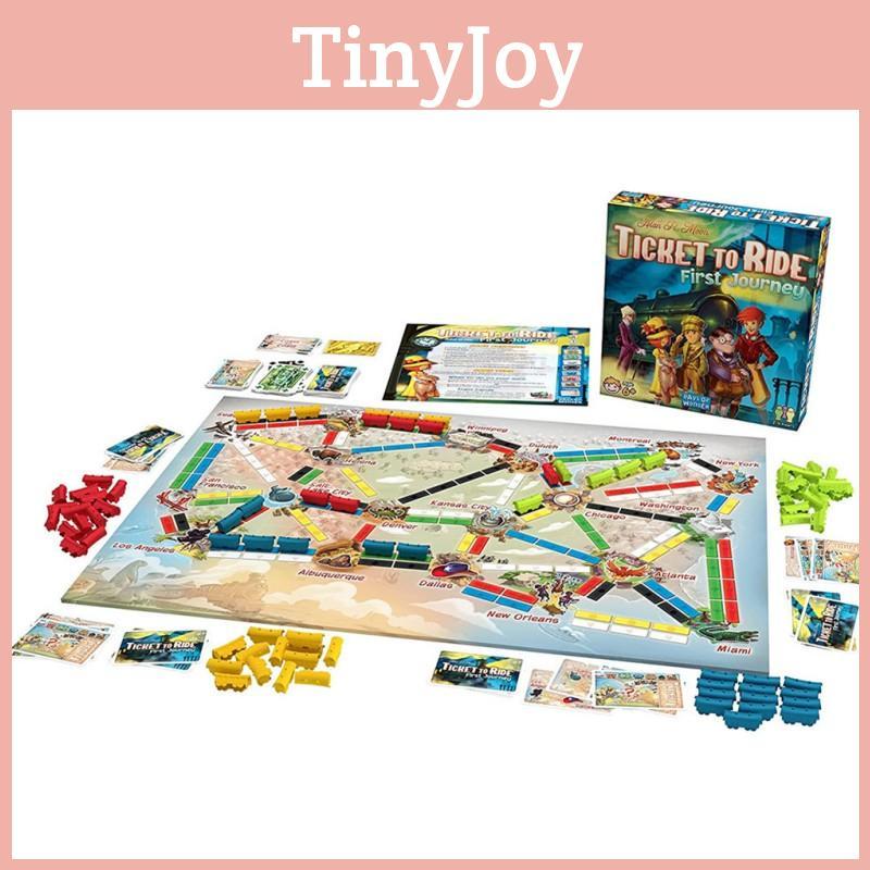 Ticket To Ride First Journey Board Game For Fun-filled Adventures