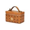 MCM Monogram Classic Leather Makeup Bag Women Handbags Brown MWRAAVI01CO001