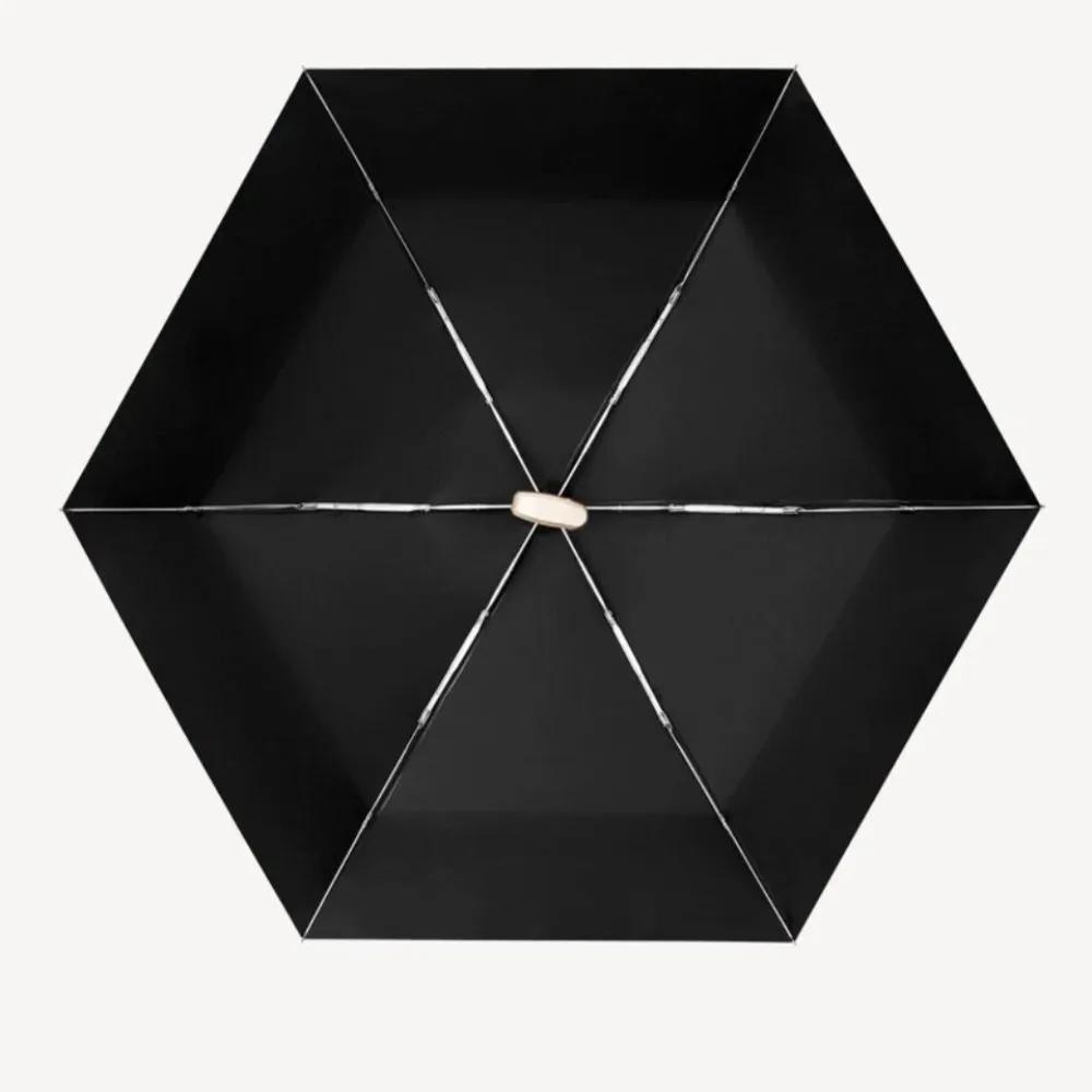 80% Off Mini UV Umbrella Small Pocket Travel Rain Parasol Vinyl Folding Sun Shade Umbrella UPF50+ Portable Capsule Umbrellas