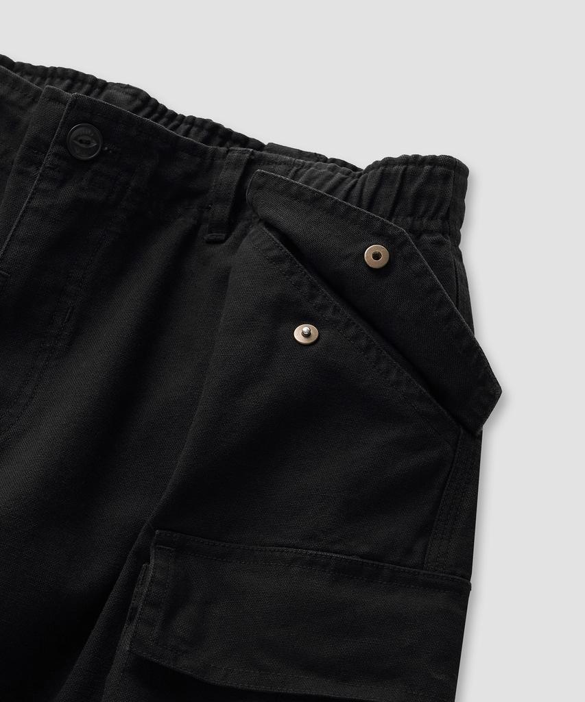 Pilpeu Washed Oxford Cargo Pants 4(Black)