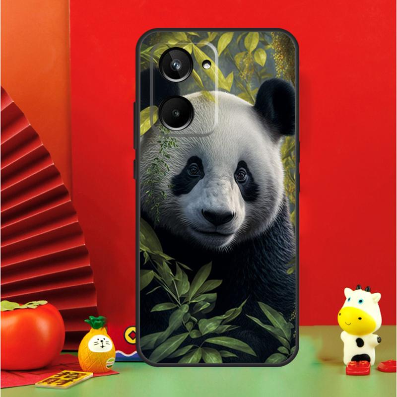 Panda Animal Cute Bear For Realme 10 11 12 13 14 Pro Plus 15 GT7 Pro GT6 C65 C67 C63 C61 C55 C51 C53 C35 C75 Case