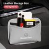 VFO1   Multi-functional Car Storage Box For Benz AMG A/B/C/E/S Class  W203  W220 W211 Holder Leather Auto Door Side Case Backseat Bag