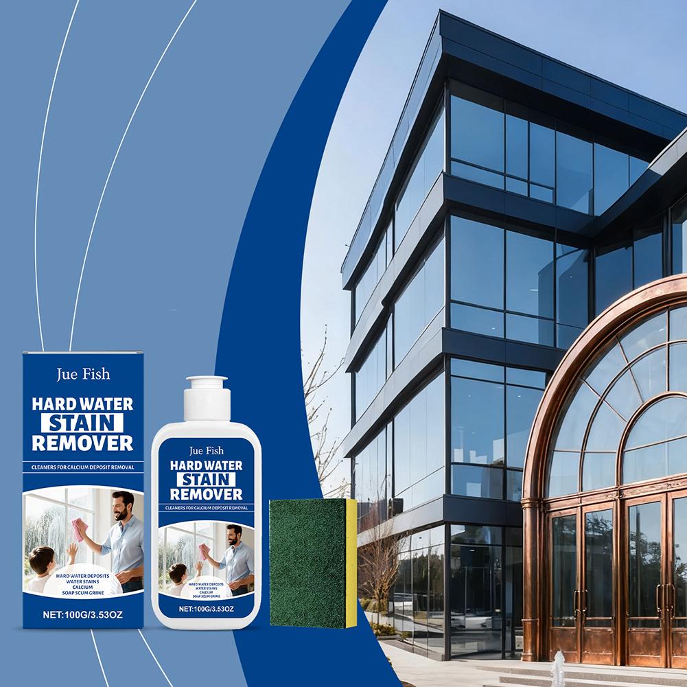 Hard Water Stain Remover Restores Original-luster, Prevents Future Buildup. Gleaming Fixtures