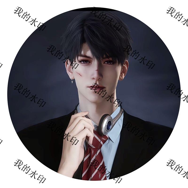 Hot Game Love and Deepspace Sylus Rafayel Zayne Xavier Caleb 58MM Anime Badge Emblem Brooch Clothing Backpack Accessories Gift