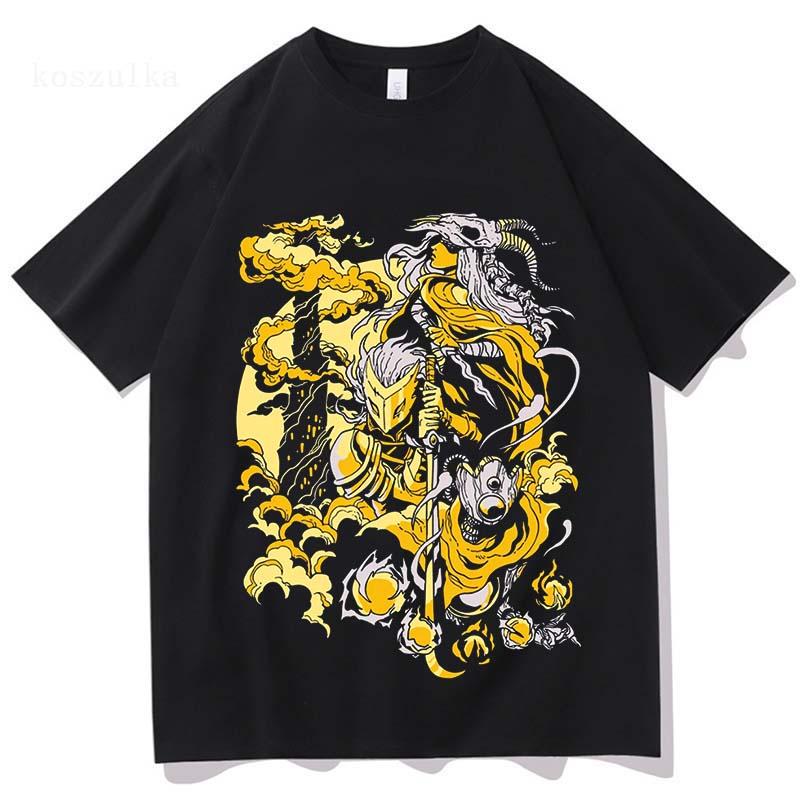 Slay The Spire Spiel Print T-Shirt Unisex Streetwear Hip Hop Baumwolle Kurzarm Damen T-Shirt Locker Lässig Hip Hop Damen T-Shirt