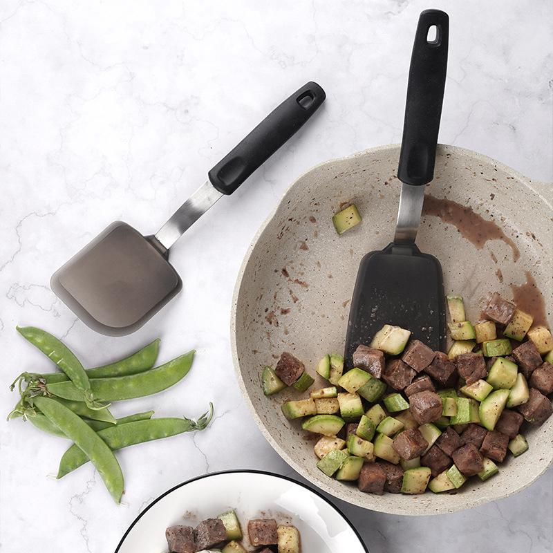 6Pcs Spatulas Silicone Slotted Turners for Cooking Baking Fish Spatula Multi Purpose Silicone Kitchen Spatula