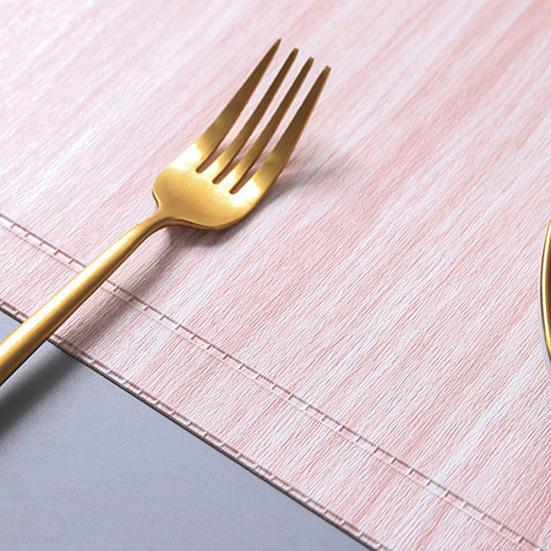 45 x 30 cm Umělá kůže, protiskluzová podložka pod mísu, podložka pod jídelní stůl tepelně izolovaná