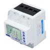 WLAN Smarter Leitungsschutzschalter 3 Phasen 4 Leiter Bidirektionaler WLAN Energiezähler Schalter 60‑300V 100A