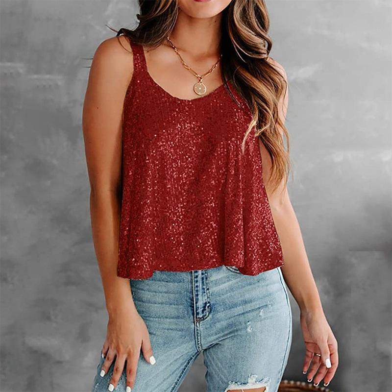 Fashion Shiny Sleeveless Camisole