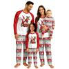 Print Cute Family Set Pajamas, Home Clothes, Family Set Long Sleeve Top Pants Set