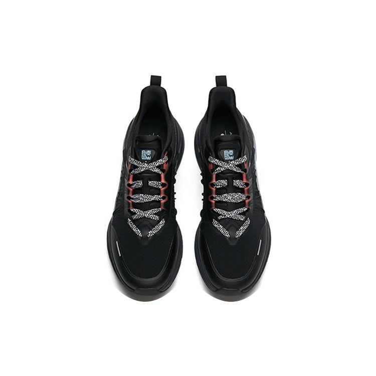 Anta Training Series Non-Slip Durable Low-Top Training Shoes Men Sneakers Black Red 112237785-3