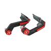Windproof Universal 7/8" Handlebar Protectors for Motorcycle Scooter Mountain E-Bike Brake Lever Guard with Aluminum Stiffener