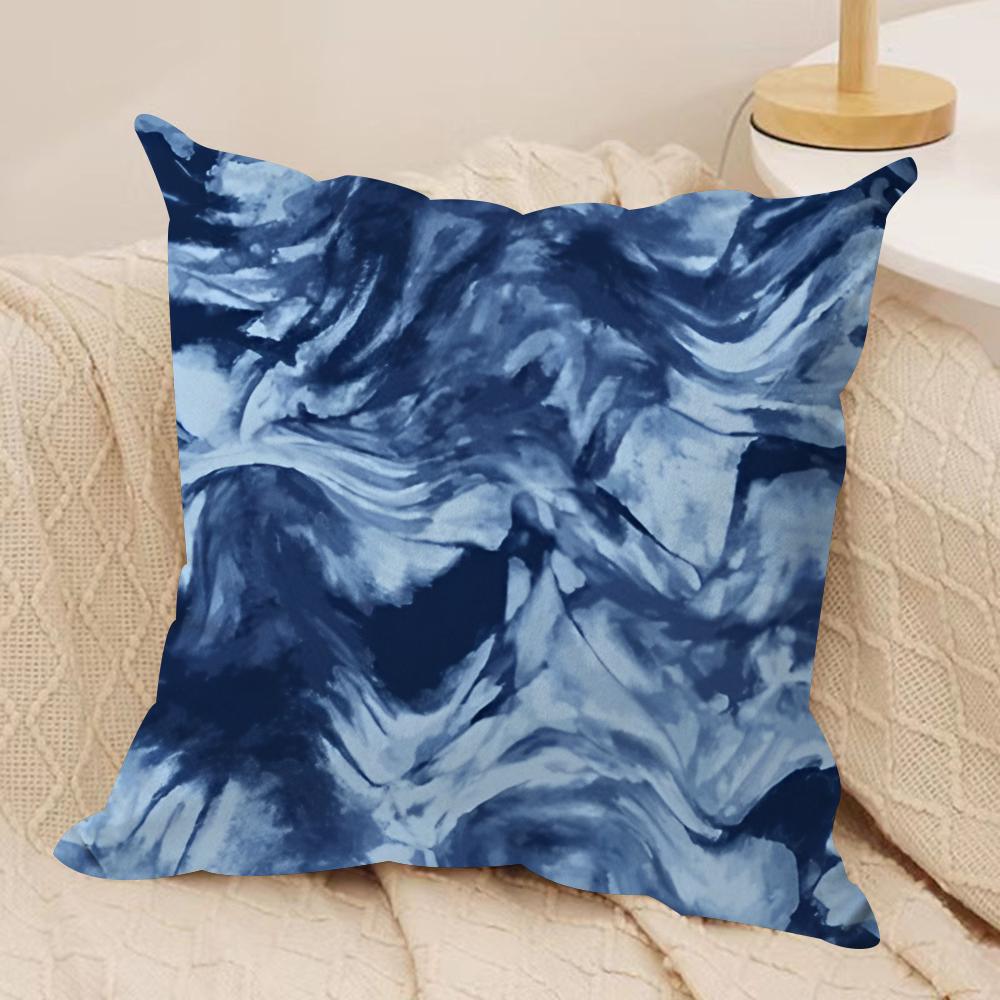 Marble pattern Cushion Cover Soft Plush Fabric DoubleSided Printed Cushion Covers for All Seasons Modern HomeDecor Gift
