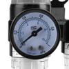 1/4"" Air Filter Regulator Lubricator Water Pressure Compressor Moisture Trap Oil Separator