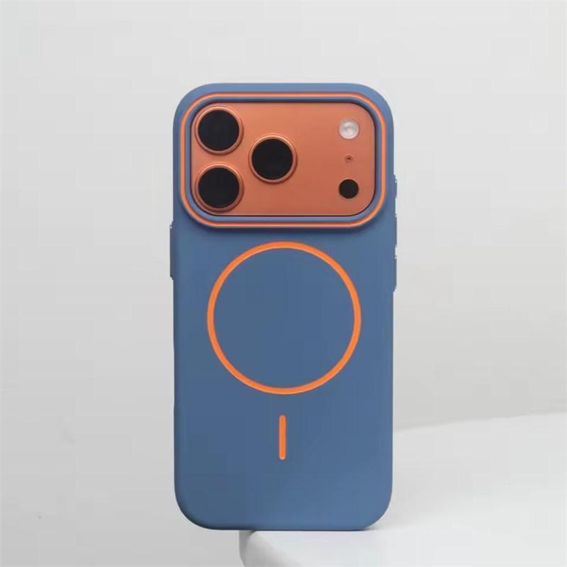 Luxusní matný barevný tekutý TPU magnetický kryt pro iPhone 17 Air 16 15 14 13 12 11 Pro Max Plus Bezdrátové nabíjení Nárazuvzdorný kryt