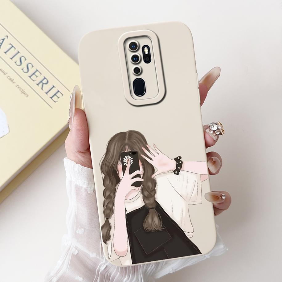Case For OPPO A9 2020 Cover A5 2020 Coque CPH1937 CPH1959 Capa Fashion Flower Painted Shockproof Bumper For OPPO A11 A11X Fundas