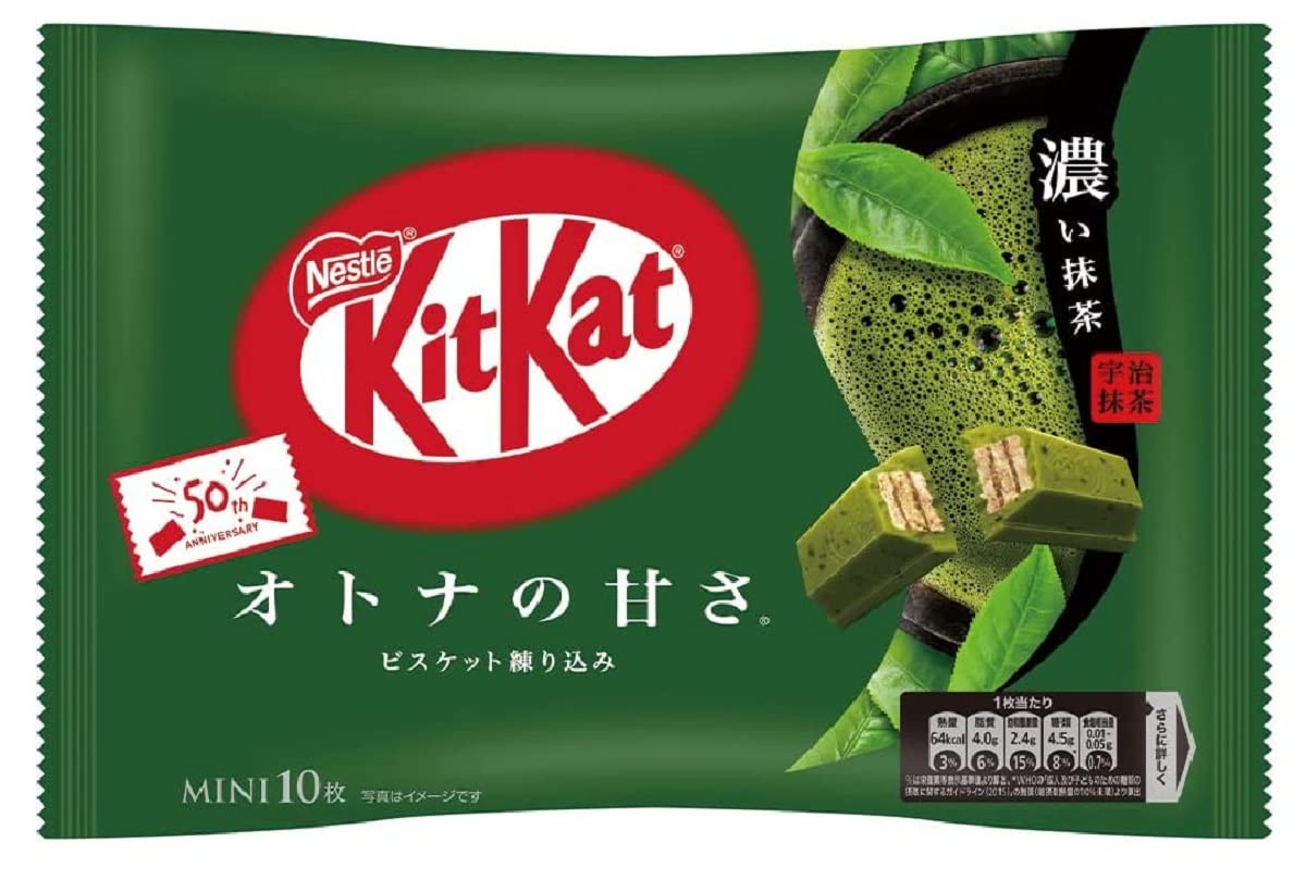 

Japan KitKat Mini Adult Sweetness Dark Matcha 10 шт. x 12 пакетиков Nestlé