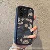 Black Camouflage Is Suitable for Apple iPhone 11/12/13/14/15/16 Pro Max Tiered Phone Case 17 Air