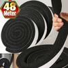 Self-Adhesive Resilience Seal Tape Foam Window Sealing Strip Weather Stripping Door Soundproof Windproof Insulation Muted Strips