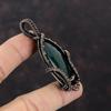 Bloodstone Pendant Copper Wire Wrapped Pendant Handmade Elegant Pendant Wire Wrapped Jewelry For Gift Dainty Gemstone Pendant Copper Jewelry