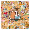 100 Capybara Cartoon Stickers - Cute, Creative, Waterproof Decor for DIY Phone Cases & Laptops