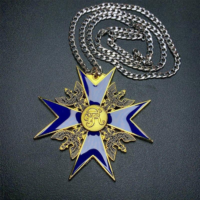 Black Eagle Medal, Blue Knight Medal, Necklace Pendant, Commemorative Medal, Film and Television Props