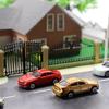 1:75 1:87 Plastikmodellautos zum Bauen von Autolayouts Zufällige Farbe Party-Wichtelgeschenke Autos Spielzeug für Kinder