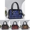 Fashion Leopard Print Women Casual Glossy Shoulder Bag For Daily Urban Style