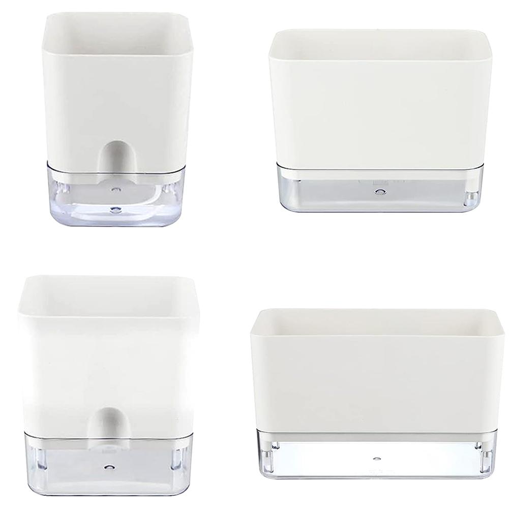 Self Watering Plant Pot Self Watering Planter with Cotton Rope Transparent Flower Pot with Visible Reservoir for Indoor Plants