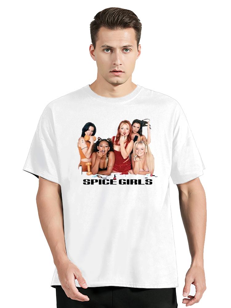 New Spice Girls Women's Unisex T-shirt Fashion Movie Art Cartoon Character Graphic T Shirt Clothing Oversized Tops Tees
