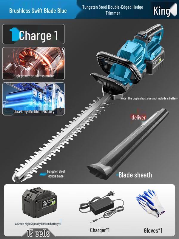 

TURBOSUN Cordless Electric Garden Trimmer CN plug (adapter included)