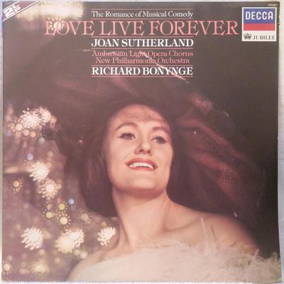 LP Record SUTHERLAND BONYNGE NEW PHILHARMON  Love Live Forever 4101291 DECCA 1967 Australia Classical Used