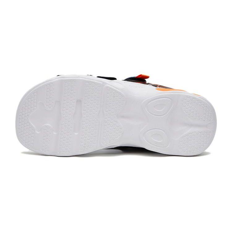 Anta Comfortable Versatile Shock Absorbing Durable Kids Sandals Kids Sandals Black Orange 312336987-1
