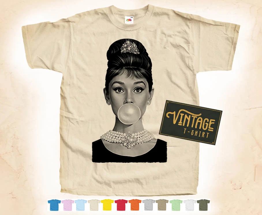 

Black Print BREEAKFAST at TIFFANY s v.1 T-SHIRT Tee Vintage Poster Colors S-5XL XL