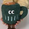 Coffee Cup Doll Plush Toy Interactive Design Doll Stress Relief Decorative Mini Pillow Doll Plush Ornament