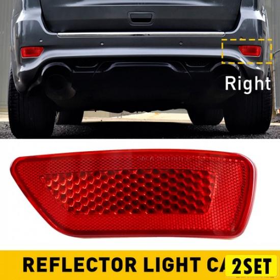 2Set Rear Reflector Passenger Light Bumper RH Fit for Side Jeep Compass Journey