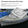 316 Stainless Steel Marine Hardware Mirror Finish Flush Lift Handle  Deck Cover