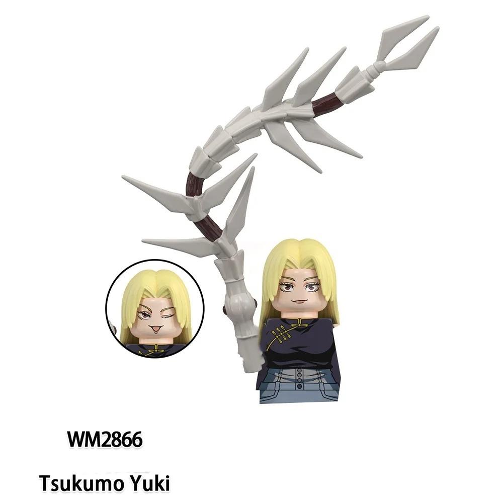 Jujutsu Kaisen Anime Cartoon Gojo Satoru Itadori Yuj Fushiguro Megumi Okkostu Yuta Bausteine Mini-Actionfiguren Kinderspielzeug