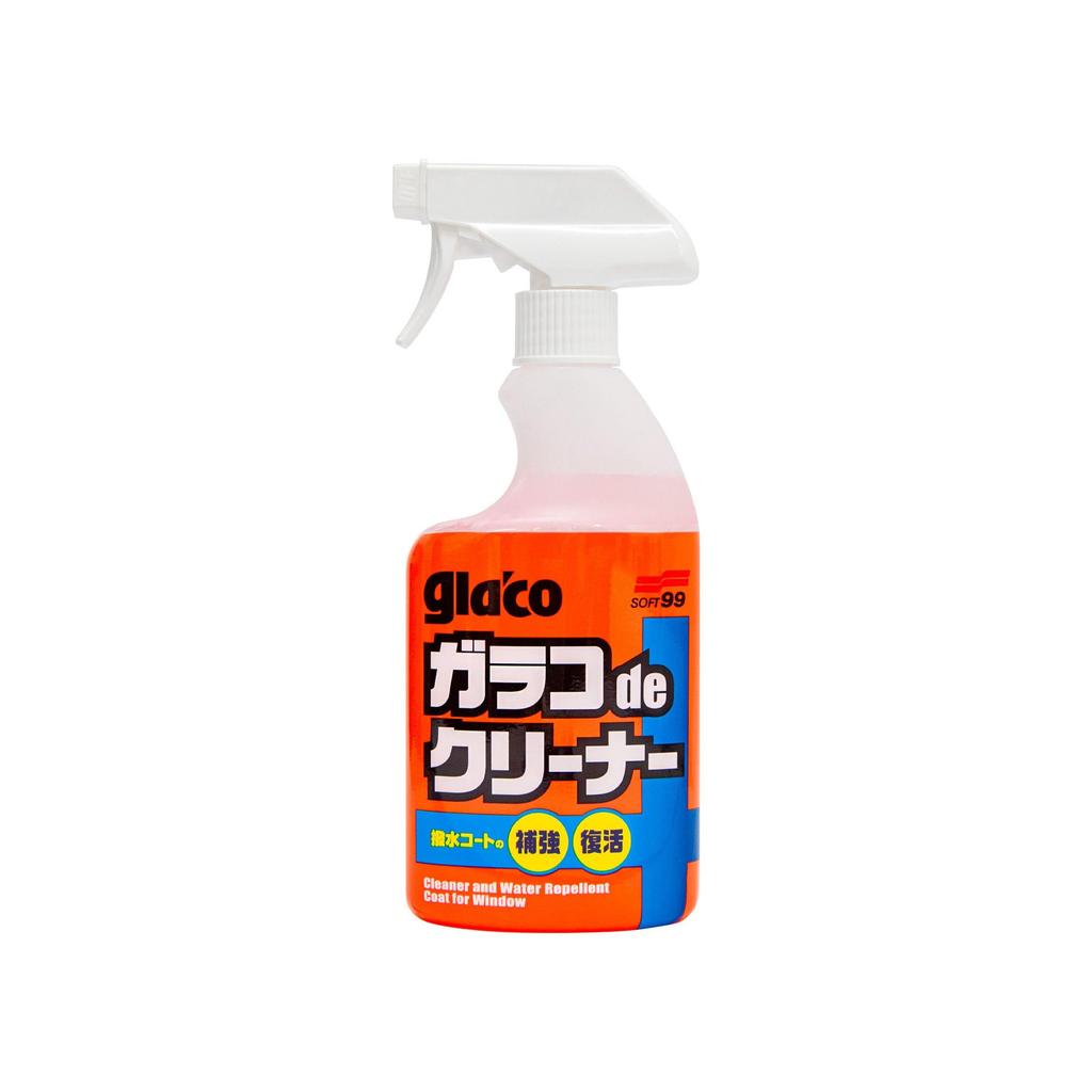 Soft 99 Glaco Water Repellent Agent Glaco De Cleaner 400ml for Cleaning Automobile and Residential Windows and Glass Water Repellent 04111 (SOFT99)