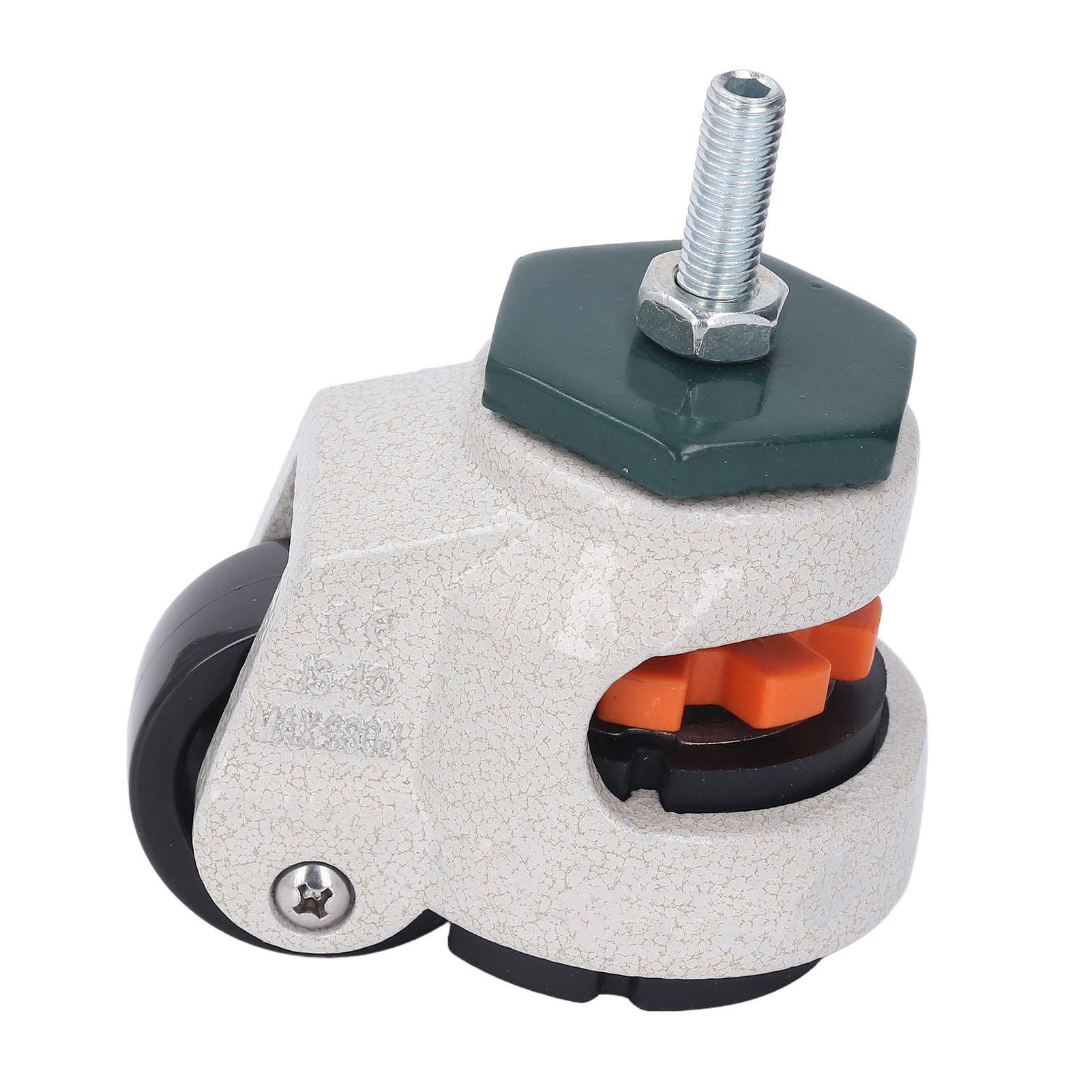 

Leveling Stem Caster 40mm Outer Diameter M8 Thread Rod Rubber Base Adjustable Height Leveling Machine Stem Caste