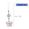 Eye Catching Butterfly Phone Chain Keychain Multifuntional Use Phone Pendant Present for Youthful Style Enthusiasts