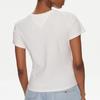 Tommy Jeans t-shirt koszulka damska kremowa DW0DW17827-YBH S