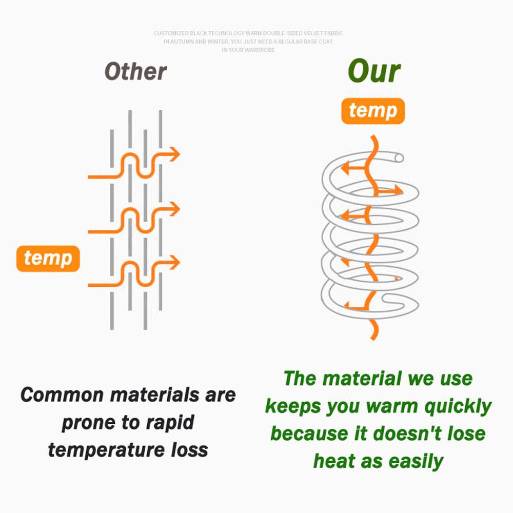 Men's Winter Thick Long Sleeve T-Shirts Half Sweater Pullovers Undershirt Fashion Streetwear Korean Autumn Clothes Women Man