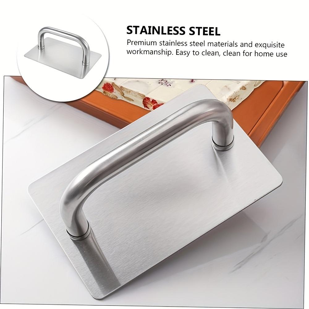 Stainless Steel Burger Press Dough Compactor with Handle Kitchen Baking Tool for Pastries Pies Cookies Kitchen Accessories