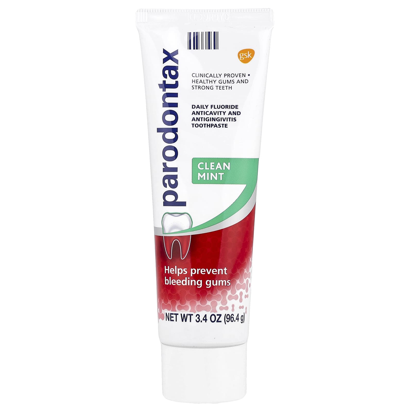 

Ежедневная фторидная зубная паста, Чистая мята, 96,4 г(3,4 унции)